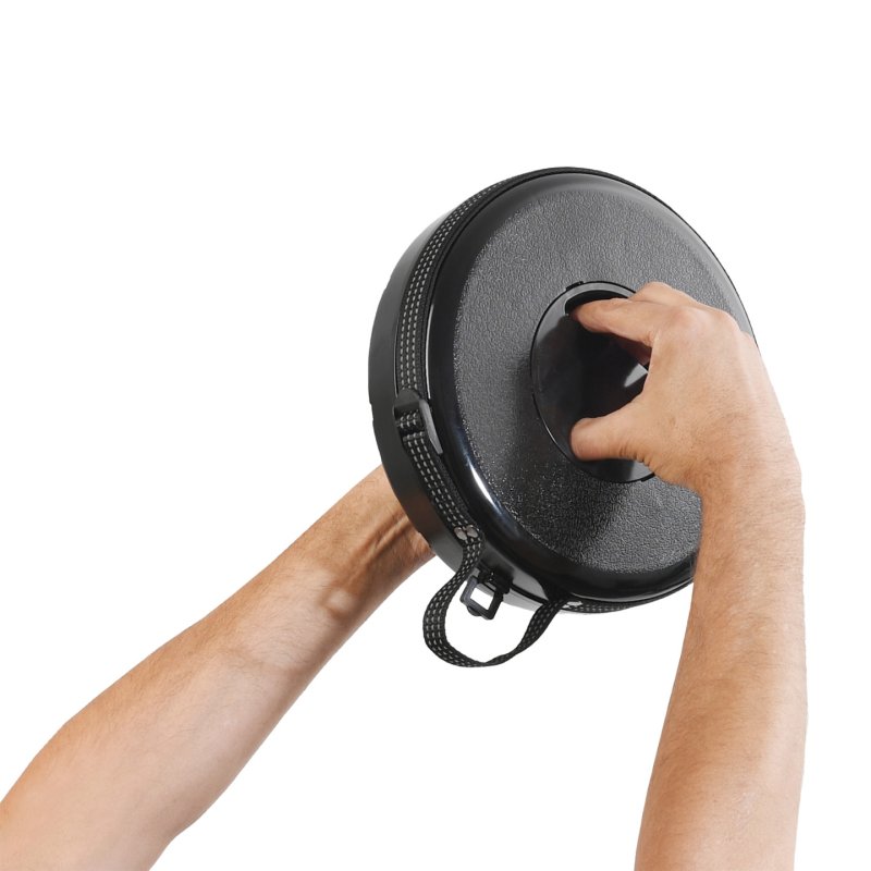 Wedo Teleskop-Hocker mit LED Funktion Rond Noir, Blanc ABS