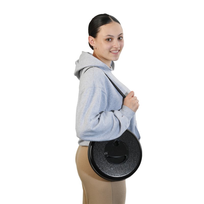 Wedo Teleskop-Hocker mit LED Funktion Round Black, White ABS