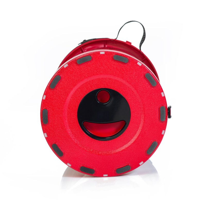 Wedo Teleskop-Hocker mit LED Funktion Rond Noir, Rouge, Blanc ABS