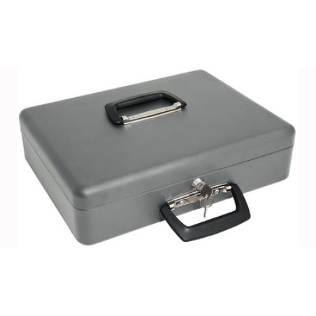 WEDO Coffret-caisse à monnaie Maxi, en tôle d'acier, gris