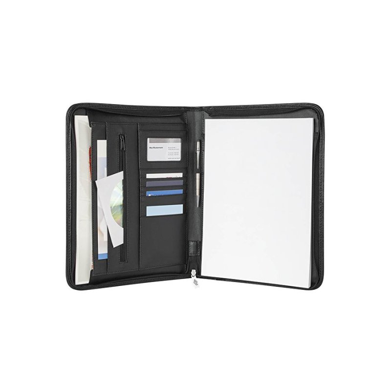 Wedo 58 54301 personal organizer Leather, Nylon Black