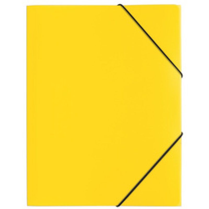 PAGNA chemise à élastique, A4, en PP, jaune