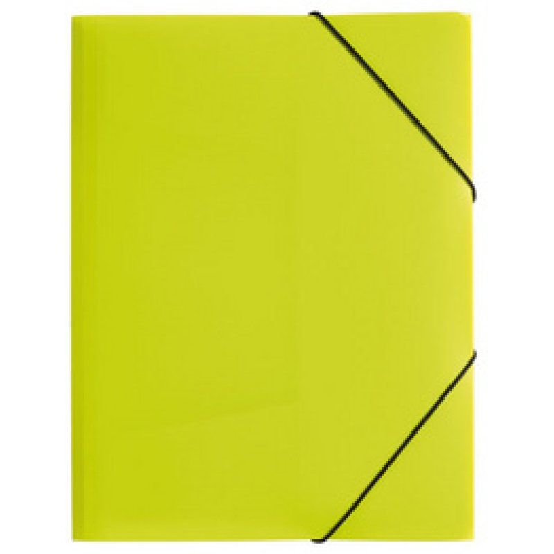 PAGNA chemise à élastique, A4, en PP, jaune