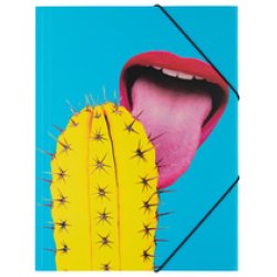 PAGNA Eckspannermappe "Mouth Zine Kultur", A4, PP