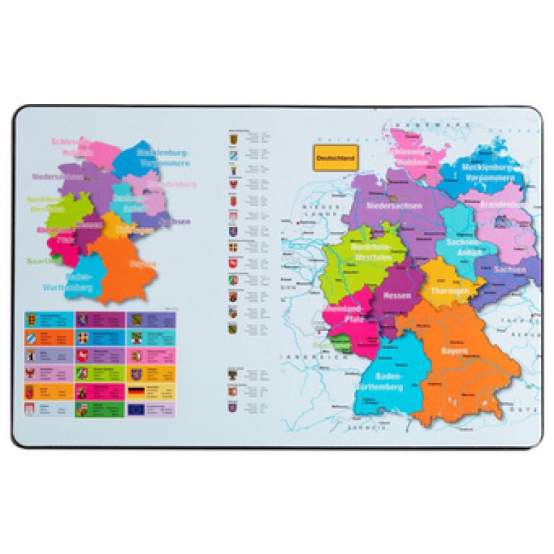 PAGNA Schreibunterlage, Motiv: "Deutschlandkarte"