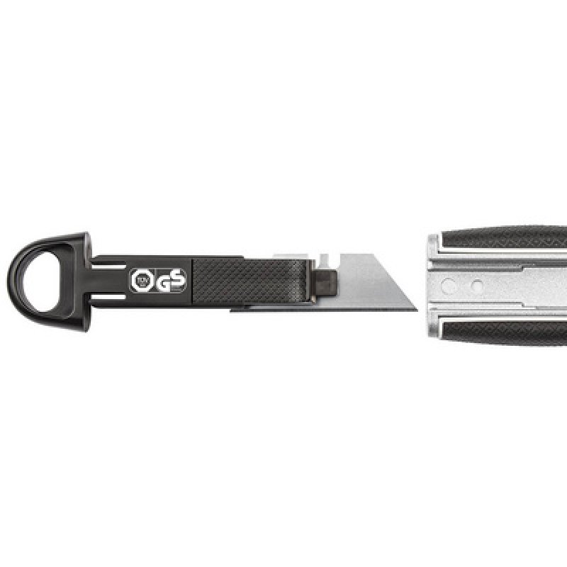 WEDO Cutter pour gauchers, lame trapèze, noir/argent