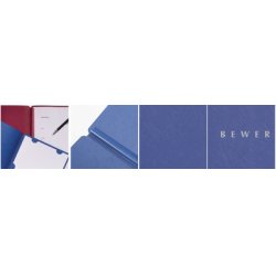 PAGNA Bewerbungsmappe "Select", DIN A4, aus Karton, blau