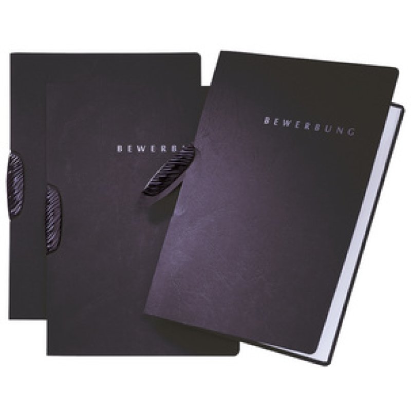 PAGNA Bewerbungsmappe "Swing", DIN A4, aus Karton, rot