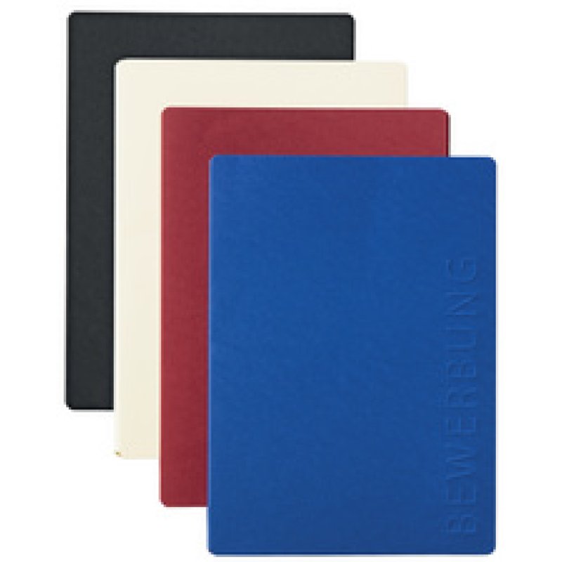 PAGNA Bewerbungsmappe "Solo", DIN A4, aus Karton, rot