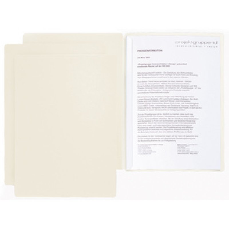 PAGNA chemise de présentation / candidature "Star", A4,rouge