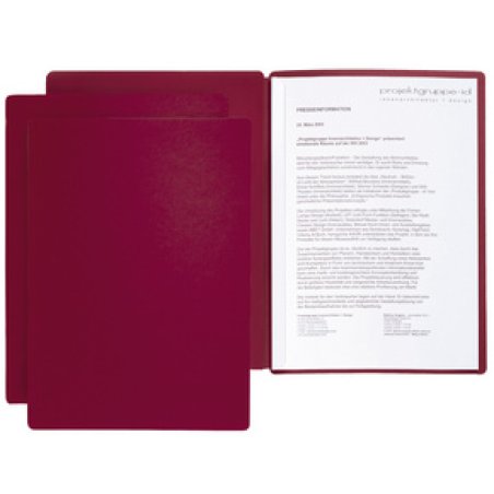 PAGNA chemise de présentation / candidature "Star", A4, noir