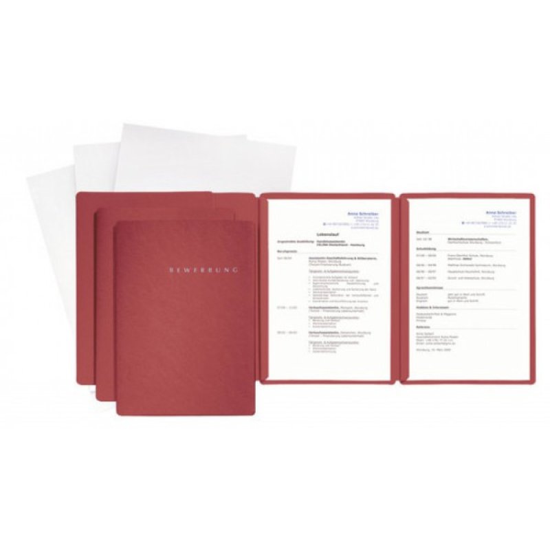 Pagna 22028-01 protège documents Carton Rouge