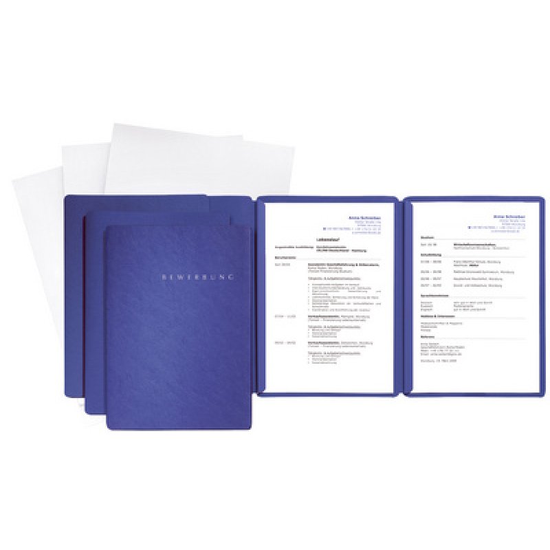 PAGNA Bewerbungs-Set "Special", DIN A4, schwarz, 3-teilig