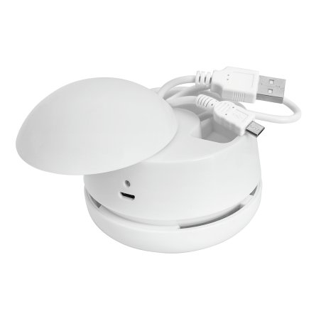 WEDO Mini-aspirateur de table W2D2, rechargeable, blanc