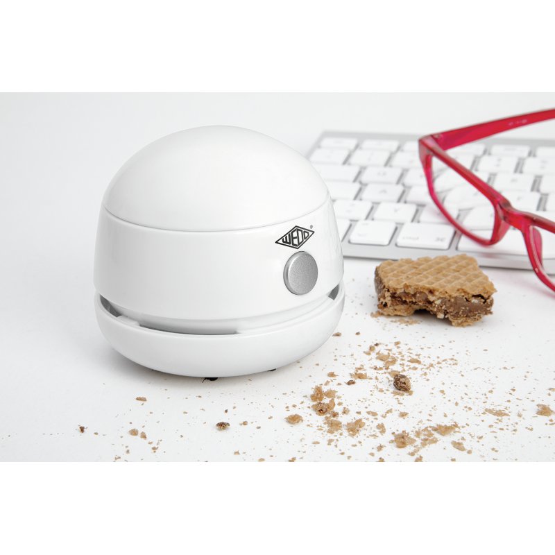 WEDO Mini-aspirateur de table W2D2, rechargeable, blanc