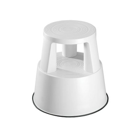 WEDO Tabouret marchepied STEP, plastique, blanc / RAL 9010