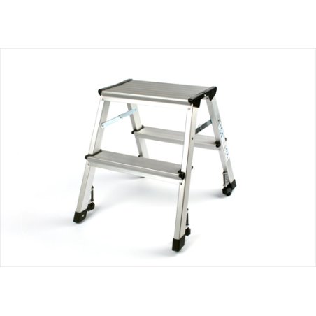 Wedo 215 1 ladder Folding ladder Silver