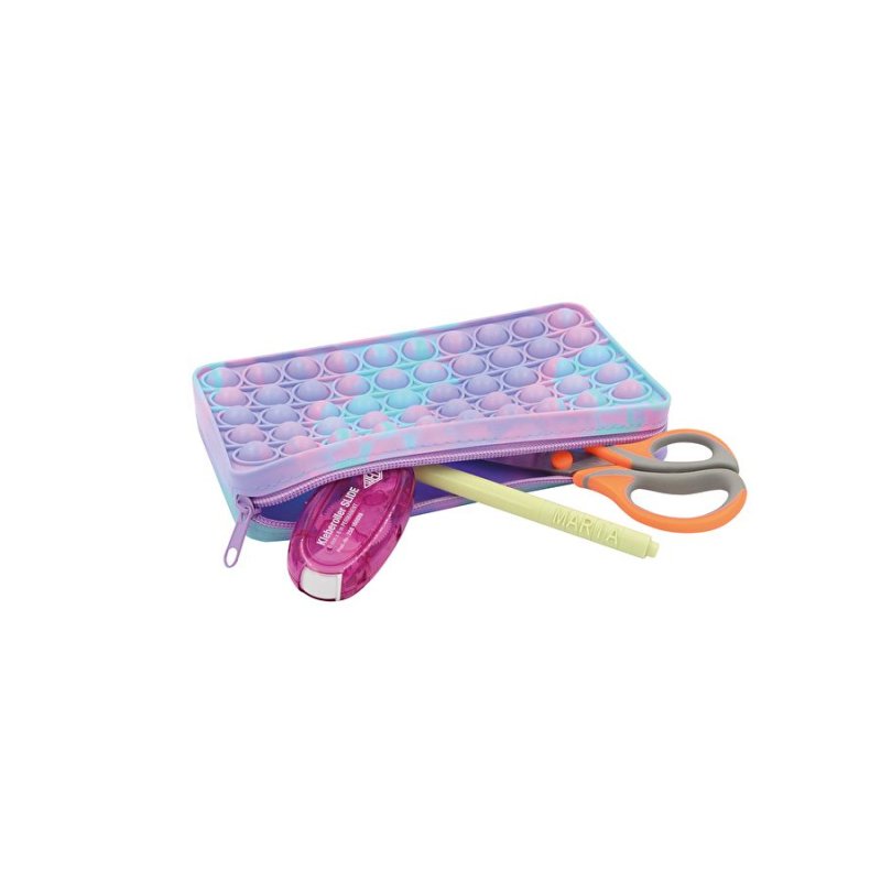 Wedo POP IT pastello Soft pencil case Silicone Purple