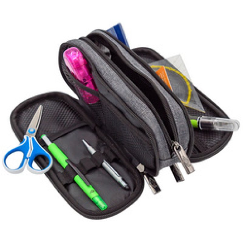 WEDO Trousse College, polyester, gris