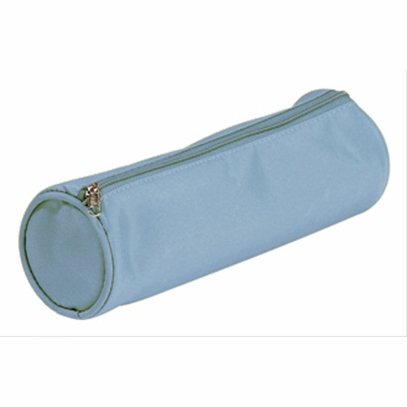 PAGNA trousse ronde tendance, en nylon, bleu clair