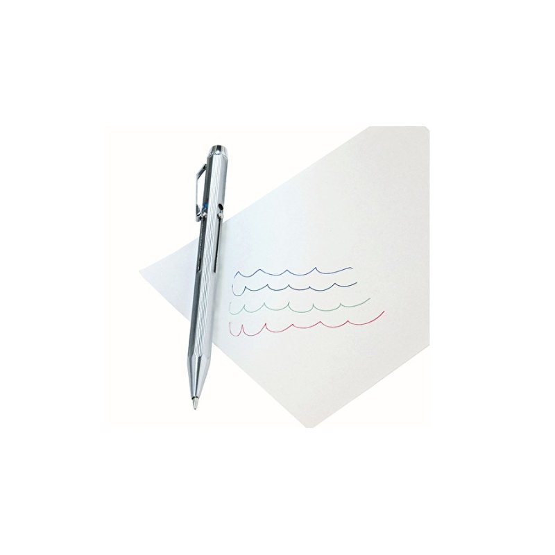 Wedo 256 226 stylo à bille Noir, Bleu, Vert, Rouge Stylo à bille rétractable avec clip 1 pièce(s)