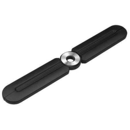 WEDO Dessous de plat design en silicone, pliable, noir