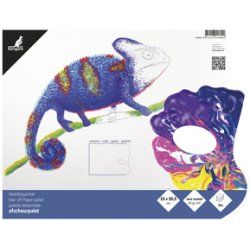 kangaro Palette pelable, 36 feuilles, 230 x 305 mm, blanc