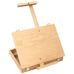 kangaro Boîte-chevalet, hêtre, mallette avec poignée