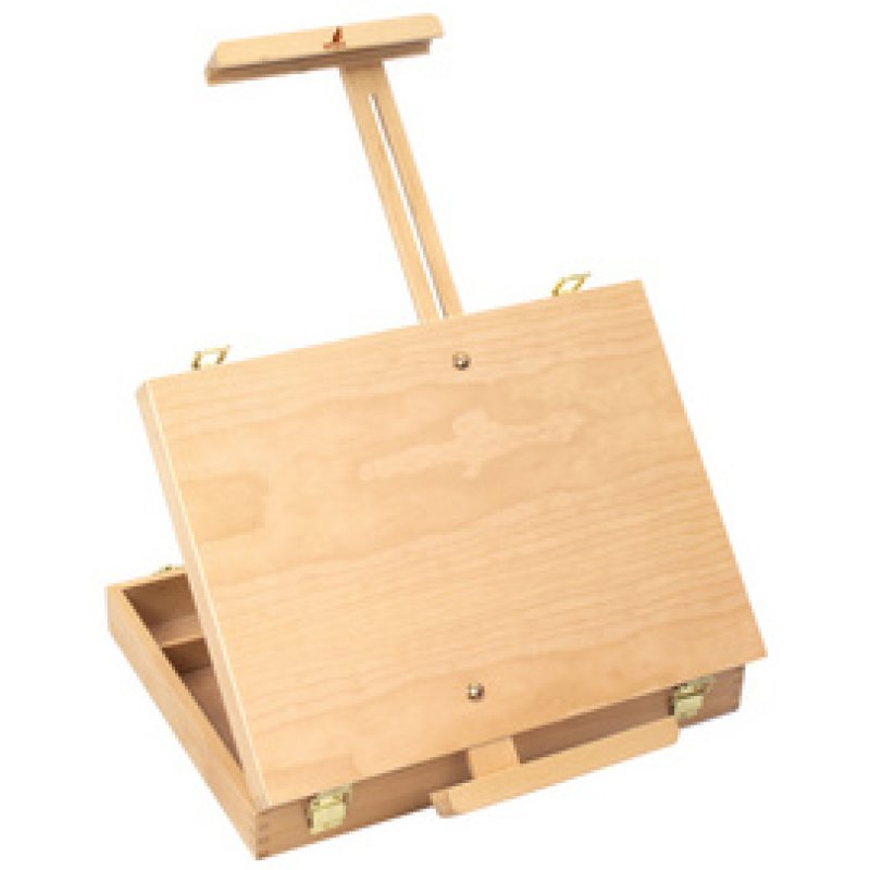 kangaro Boîte-chevalet, hêtre, mallette avec poignée