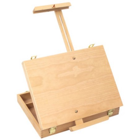 kangaro Boîte-chevalet, hêtre, mallette avec poignée