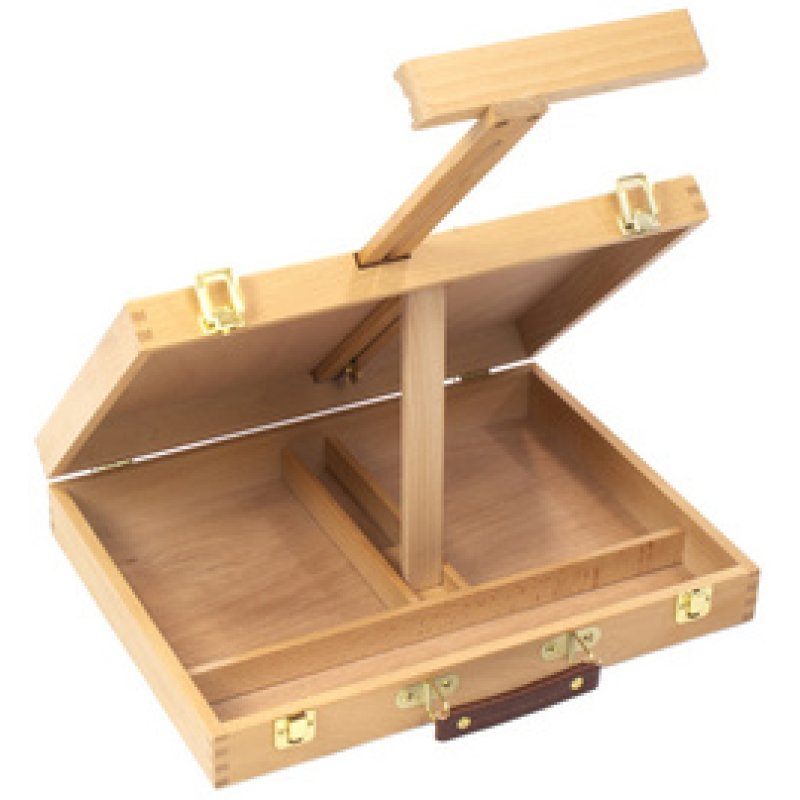kangaro Boîte-chevalet, hêtre, mallette avec poignée