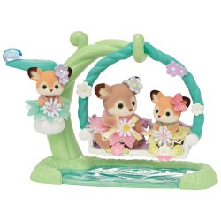 Sylvanian Families - Deer Babies - Floral Swing Set (5801)