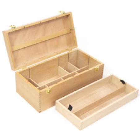 kangaro Boîte à ustensiles d'artiste, 2 niveaux, hêtre