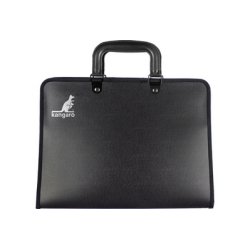 kangaro Porte-documents, A3, PP, avec poignée, noir