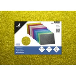 kangaro Carton pailleté, 250 x 350 m, assorti en 5 couleurs