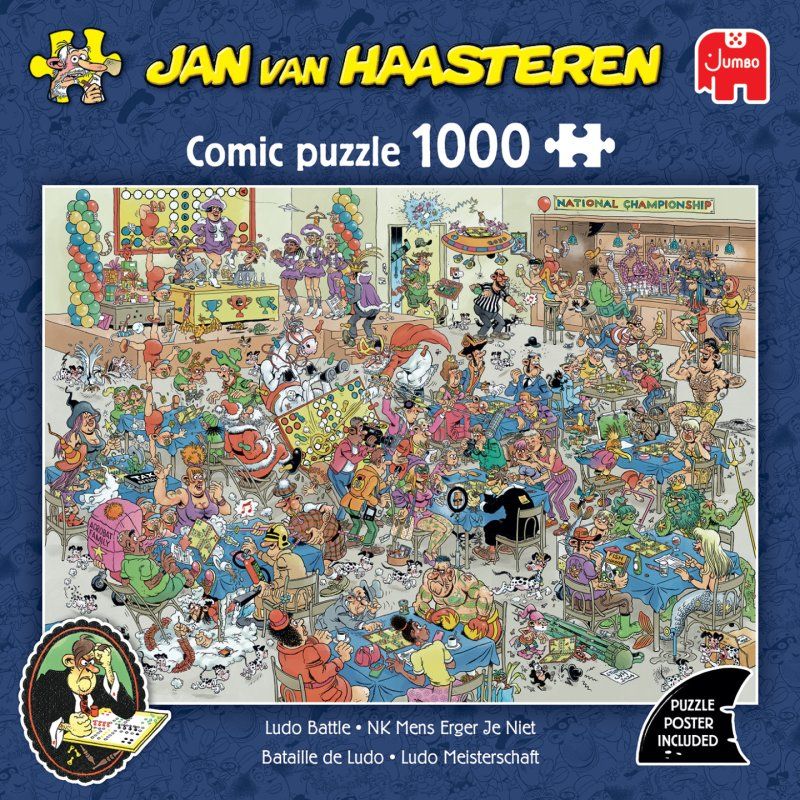 Jan van Haasteren - Ludo Battle (1000 pieces)