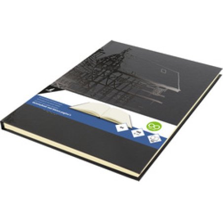 kangaro Cahier de croquis Design, 160 pages, A4, noir