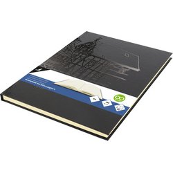 kangaro Cahier de croquis Design, 160 pages, A5, noir