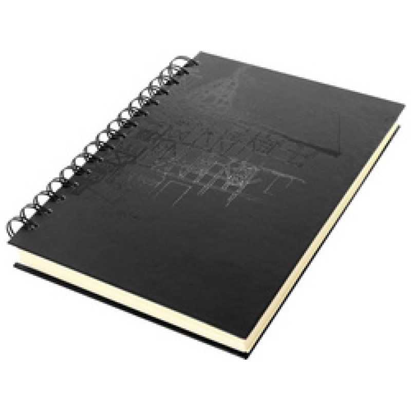 kangaro Spiral-Skizzenbuch Design, DIN A5, 80 Blatt, schwarz