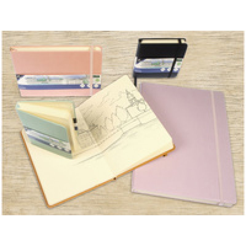 kangaro Cahier de croquis, couverture PU rigide, A4, lilas