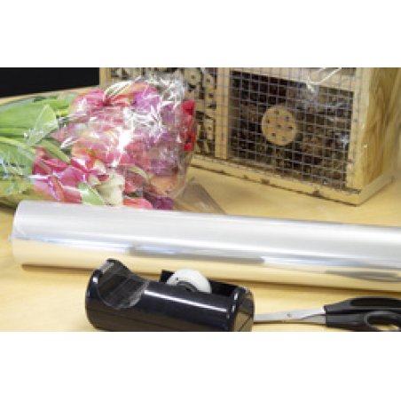 kangaro Film cadeau, 25 microns, non imprimé, 500 mm x 100 m