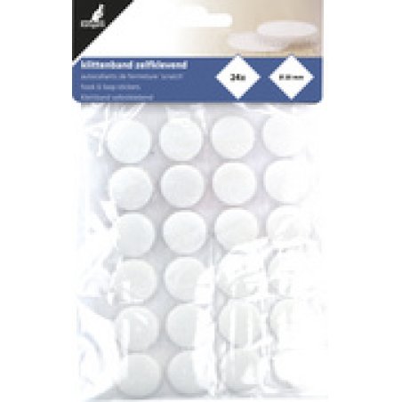 kangaro Pastille auto-agrippante, diamètre: 20 mm, blanc