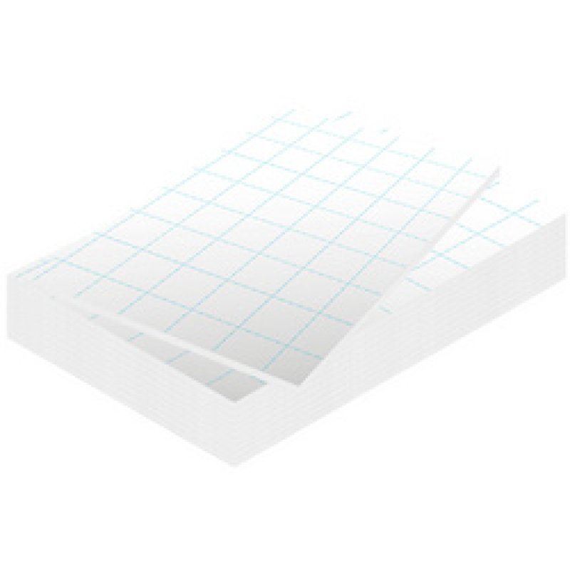 kangaro Carton plume, 500 x 700 mm, autocollant, blanc