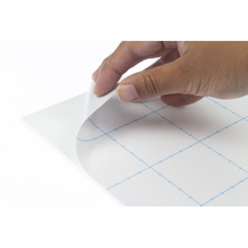 kangaro Carton plume, 500 x 700 mm, autocollant, blanc