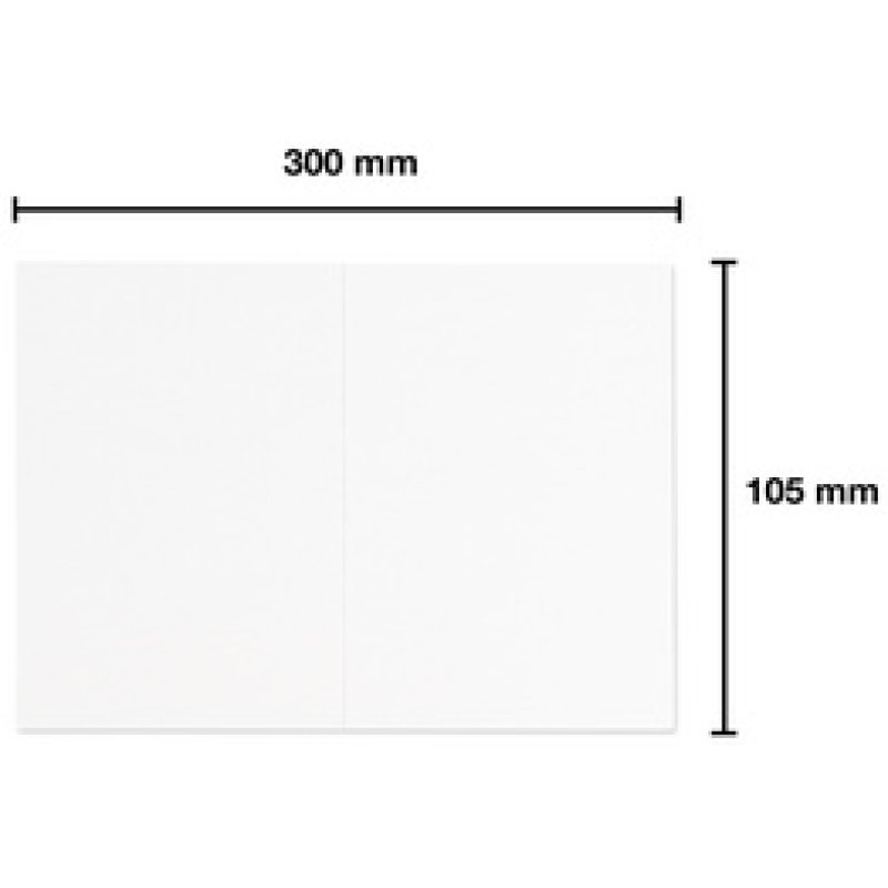 kangaro Carte double, 105 x 150 mm, 300 g/m2, blanc