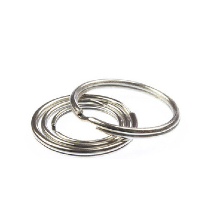 kangaro Anneau porte-clé, métal, diamètre: 30 mm, argent