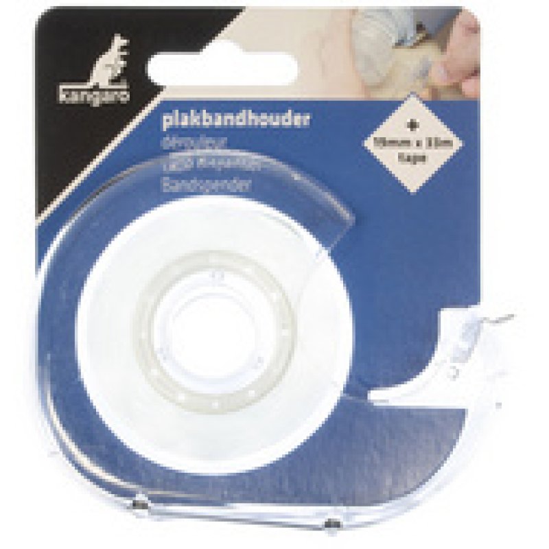 kangaro Dévidoir avec rouleau de ruban adhésif, 19 x 33 mm