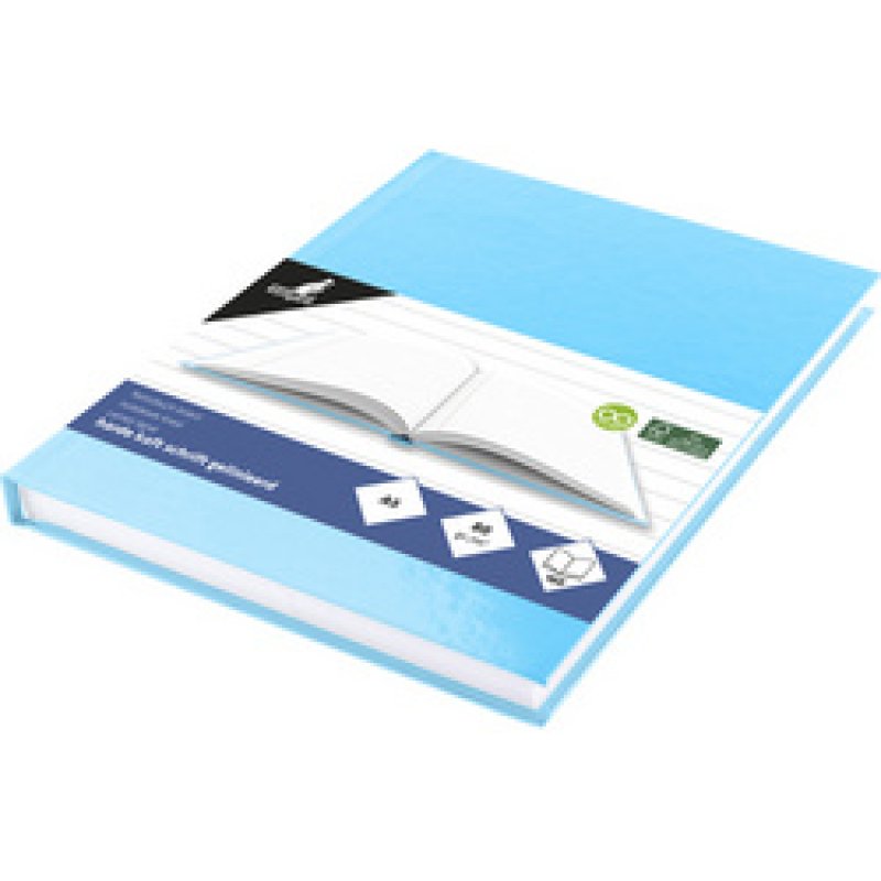 kangaro Cahier, A5, 160 pages, ligné, bleu pastel