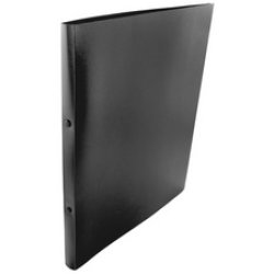 kangaro Classeur à anneaux, 2 anneaux, PP, A4, noir