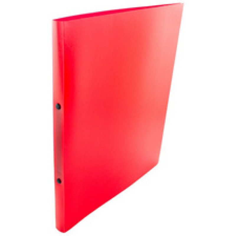 kangaro Classeur à anneaux, 2 anneaux, PP, A4, rouge